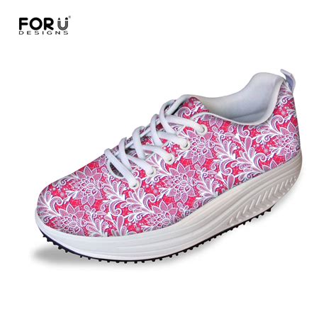 Forudesigns Pink Casual Shoes For Women High Quality Swing Shoes Woman Breathable Brand