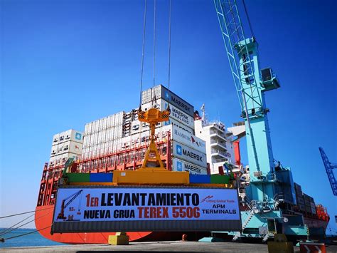 New Mobile Harbour Crane Apm Terminals Yucat N Located In Flickr