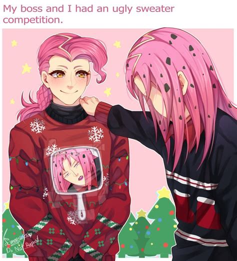 ﻿my Boss And I Had An Ugly Sweater Competition Doppio Jojos