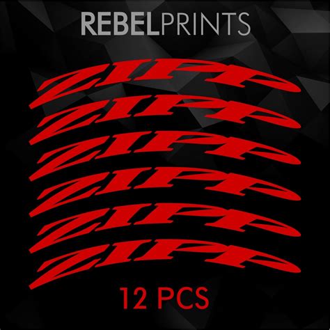 Zipp Pcs Wheel Rim Sticker Decals Vinyl For Mountain Bikes Road