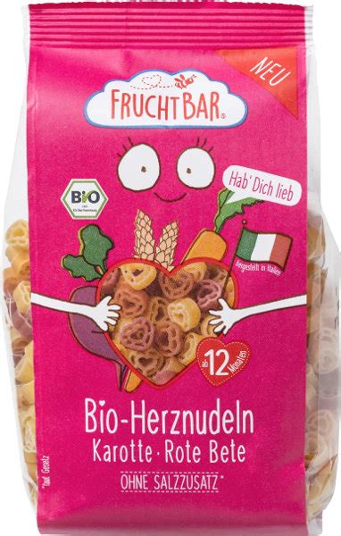 Fruchtebar Bio Makaron Serduszka Z Marchewk Burakiem I Pomidorami Cena