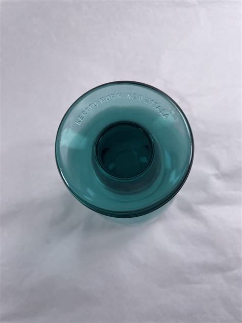 Iittala Verna Glass Sea Blue Muija