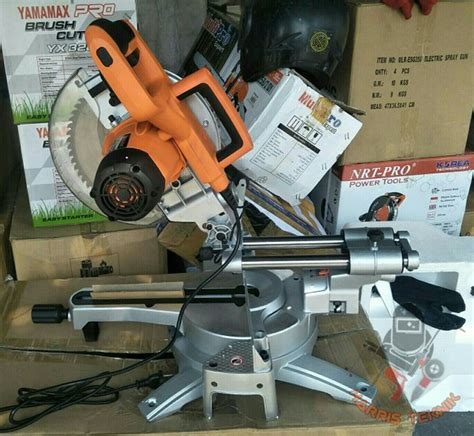 Jual Mesin Potong Aluminium Miter Mitre Saw Sliding Laser Aldo