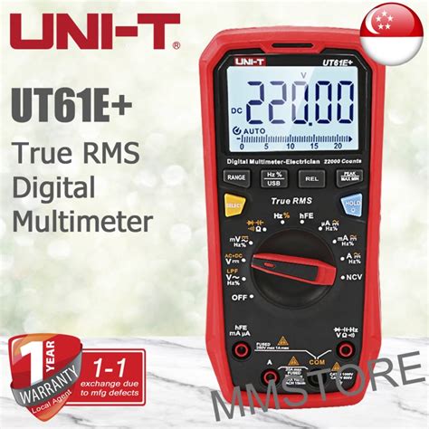 Uni T Ut E V True Rms Digital Multimeter Mm Store