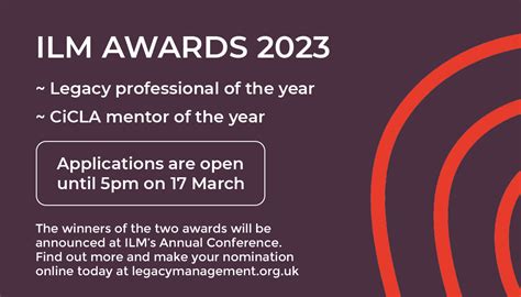 Ilm Annual Awards Nominations Open Until 17 March 2023 Institute Of