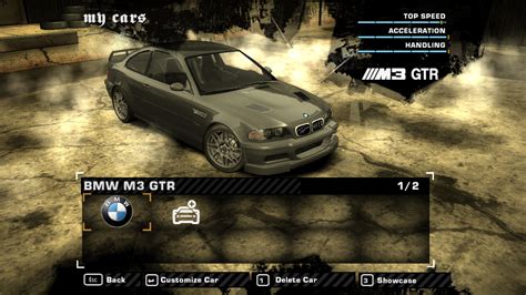 Nfsmods Upgradeable Bmw M Gtr Street