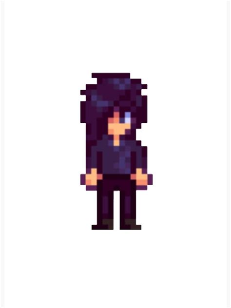 Sebastian From Stardew Valley Art Board Print For Sale By Petrushi