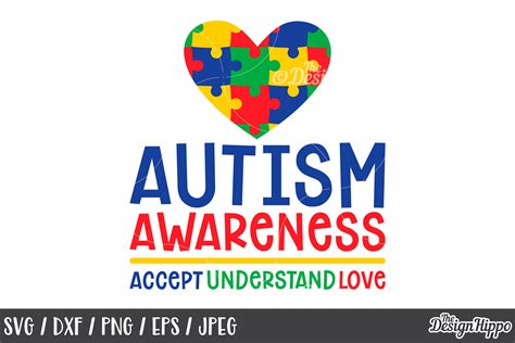 Autism Awareness Accept Understand Love Svg Png Dxf Files