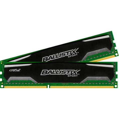 8gb Crucial Ballistix Sport Single Rank Ddr3 1600 Dimm Cl9 Dual Kit