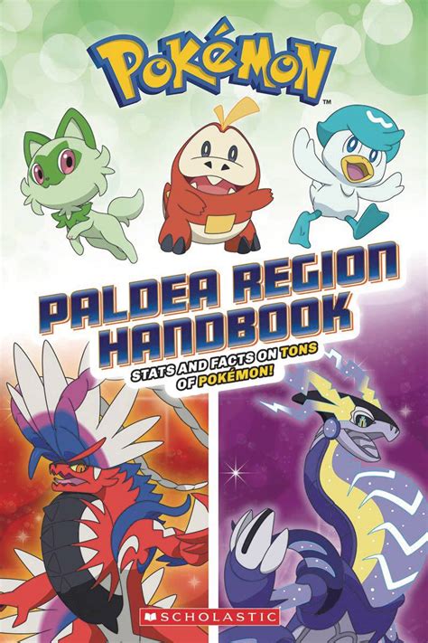 May231974 Pokemon Scarlet And Violet Paldea Region Handbook Previews