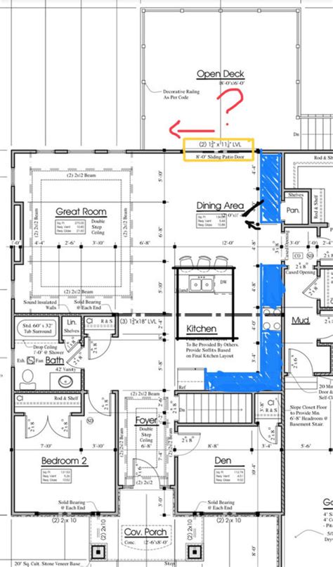 How To Draw Sliding Glass Doors On A Floor Plan With Dimensions