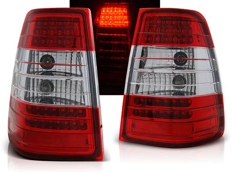 Pilotos Traseros Led Mercedes W E Klasa Kombi Rojo Blanco