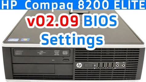 Hp Compaq Elite Sff V Bios Settings Ep Youtube