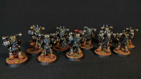 Warhammer 40k Commission Painted Chaos Space Marines Legionaries Black