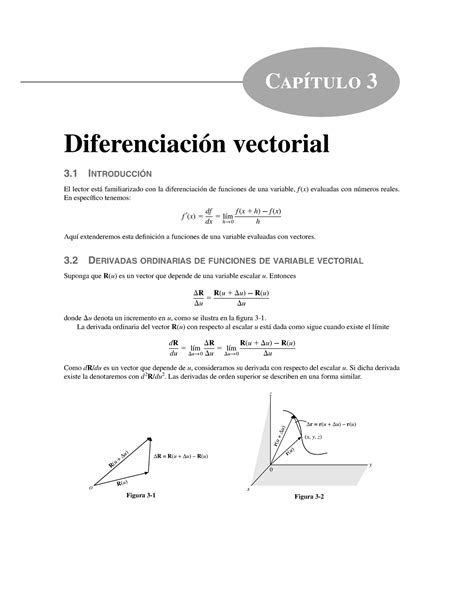 Tarea 1 Diferenciacion Vectorial Capítulo 3 Diferenciación vectorial