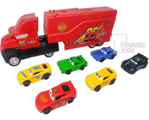 Cars Rayo Mcqueen Mula Camion Mack Carros Metalicos Cuotas Sin