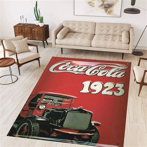 Cocacola Rug Cook Area Rug Coca Cola Bottle Drink Pattern Rug Coke Rug