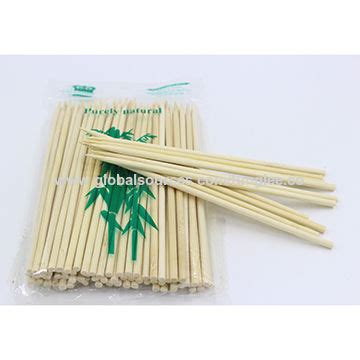 China Disposable BBQ Bamboo Skewer Natural Round Bamboo Stick On Global