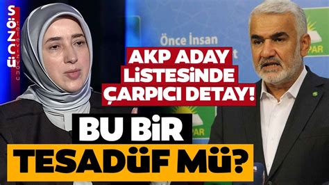 AKP nin Vekil Aday Listesinde Gündem Olacak Özlem Zengin ve HÜDA PAR