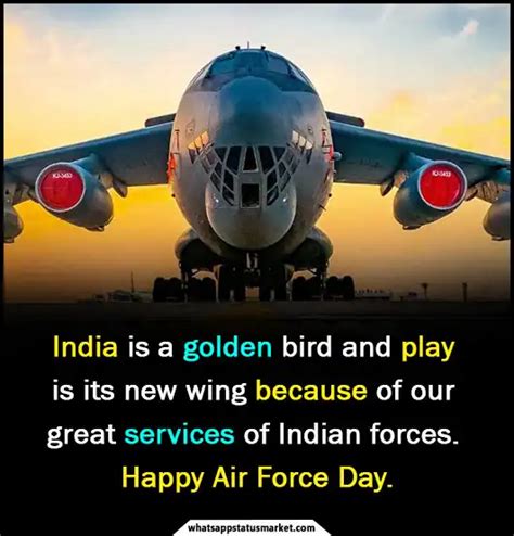 Best 100 Indian Air Force Day Status In Hindi 2024