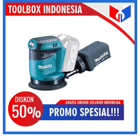 Jual MAKITA DBO180Z MESIN AMPLAS 125MM CORDLES RANDOM ORBIT