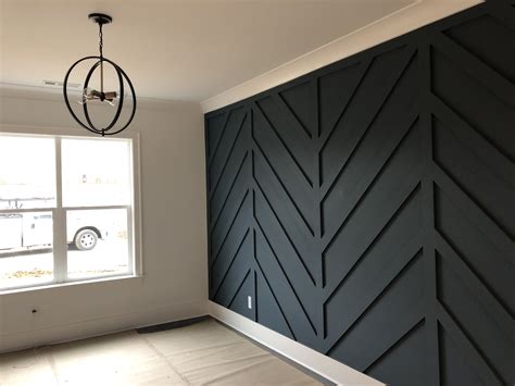 Chevron Pattern Wall