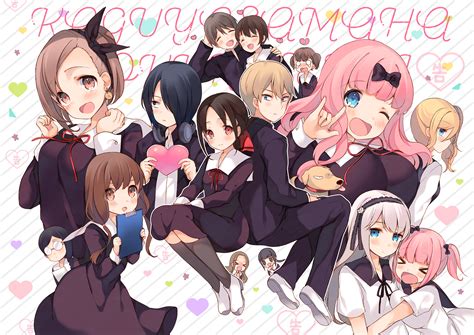 Kaguya Sama Characters 4k Anime Wallpaper