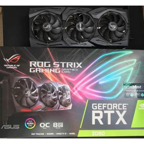 Asus Rog Strix Geforce Rtx 2080 Oc 8gb Shopee Thailand