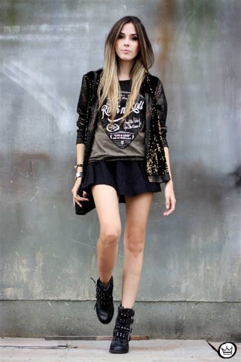 Rocknroll Rocker Chic Style Hipster Outfits Style