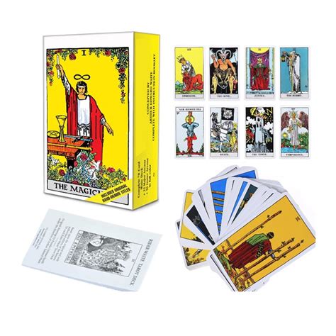 Baraja Tarot Gran Tama O Cm Baraja Tarot Inglesa Con Instrucciones