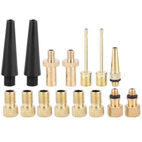 15 Piece Set For DV SV AV Compatibility Copper Bicycle Valve