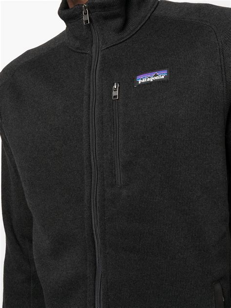 Patagonia Jaqueta De Fleece Zíper e Patch De Logo Farfetch