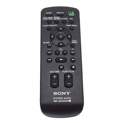 RM AMU009 REMOTE CONTROL Replacement For SONY Mini Hi Fi Component