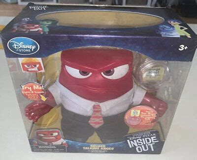 Inside Out Deluxe Anger Talking Doll Disney Pixar Authentic NIB Disney