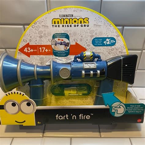 Mattel Toys Minions The Rise Of Gru Fart N Fire Blaster 7 2 Sounds