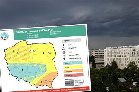 Gdzie Jest Burza Prawie Ca Y Kraj Z Ostrze Eniami Imgw Pogoda Na