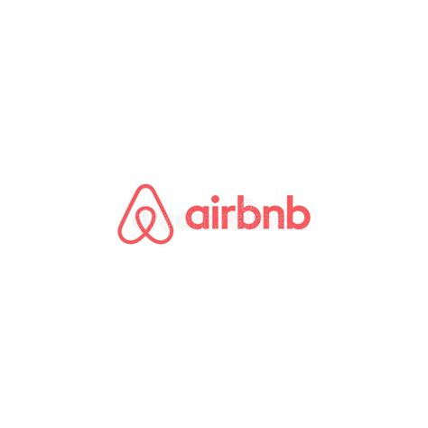 Airbnb Logo Editorial Ilustrativo Sobre Fondo Blanco Imagen De Archivo