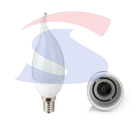 Lampadina LED Chip Samsung E14 5 5 W Colpo Di Vento 3000K VTAC 117