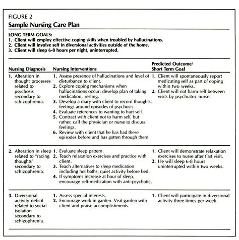 Psychosocial Nursing Care Plan Examples