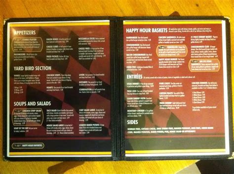 Happy Hour Sports Bar & Grill Menu - Urbanspoon/Zomato