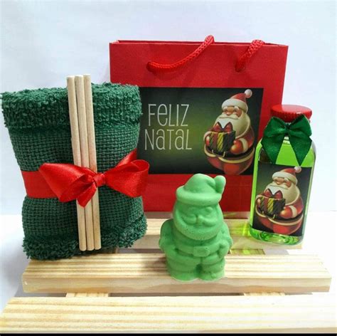 Sacolinha De Natal Sabonete Papai Noel Elo Produtos Especiais