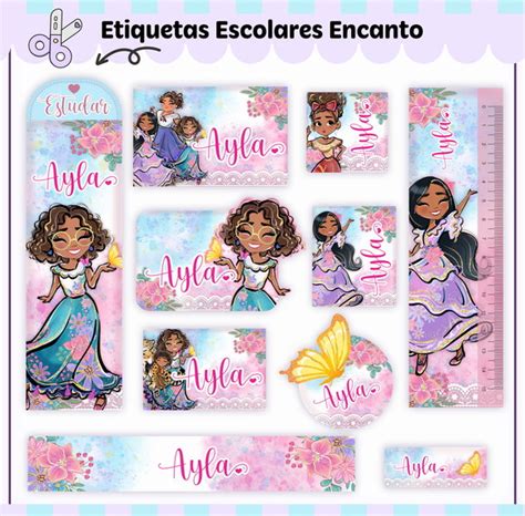 Kit Volta às Aulas Completo Personalizado Encanto Elo7