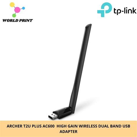 ARCHER T2U PLUS AC600 HIGH GAIN WIRELESS DUAL BAND USB ADAPTER Shopee