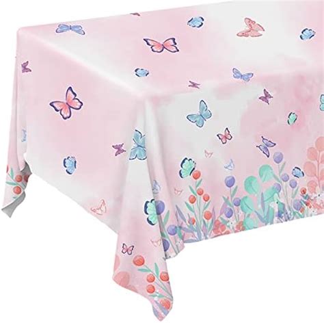 Amazon Pewatul Butterfly Tablecloth Birthday Party Decorations