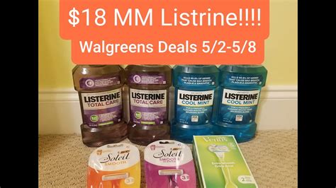 Walgreens Haul 18MM Listerine YouTube