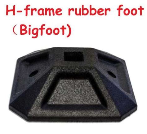 H Frame Rubber Foot Durafoot Rubber Base For Unistrut Manufacturer