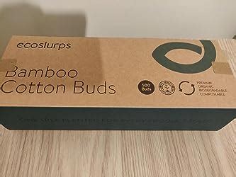 EcoSlurps 600 Bamboo Cotton Buds British Brand That Plants Trees