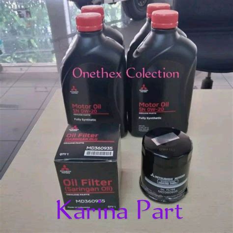 Oli Mesin Xpander W Full Syntetic Filter Oli Original Mitsubishi