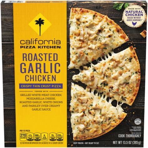 California Pizza Kitchen Roasted Garlic Chicken Thin Crust Frozen Pizza