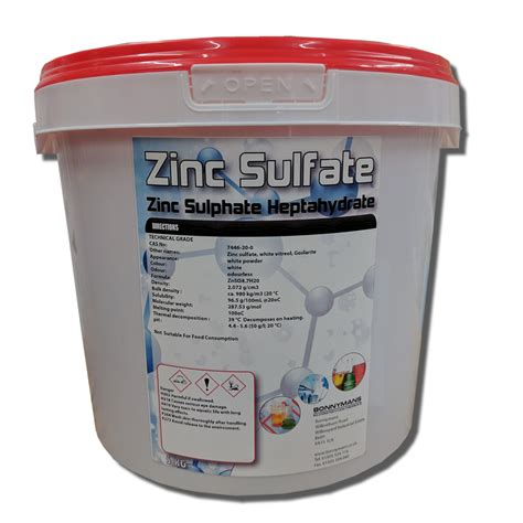 Zinc Sulfate Heptahydrate ACS Technical Grade Bonnymans